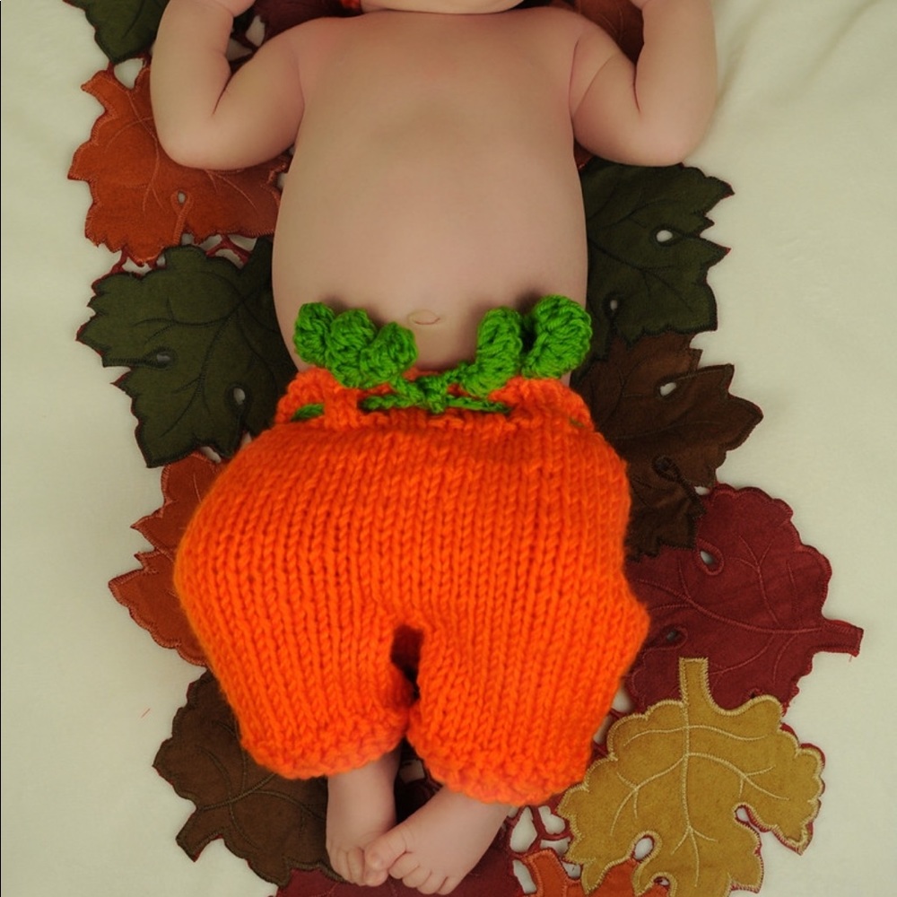 Infant pumpkin patch pants - Picture 3 of 4
